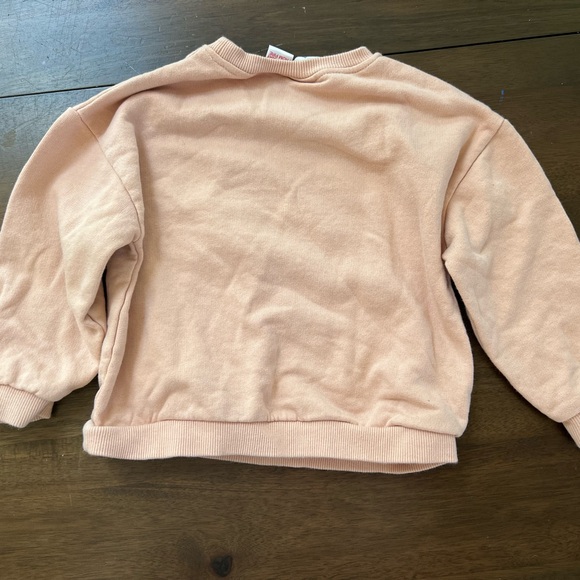 Zara “Amour Amour” crewneck sweatshirt 2-3 Years - Picture 3 of 4